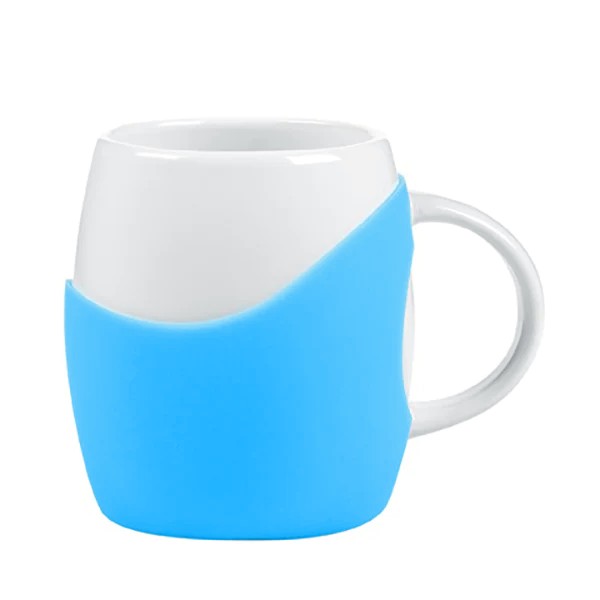 14 oz Rotunda with Silicone Band Mug 1