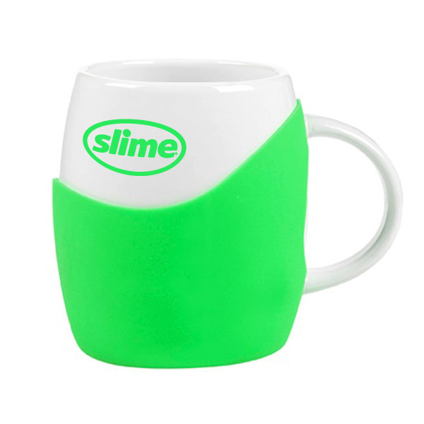 14 oz Rotunda with Silicone Band Mug 1