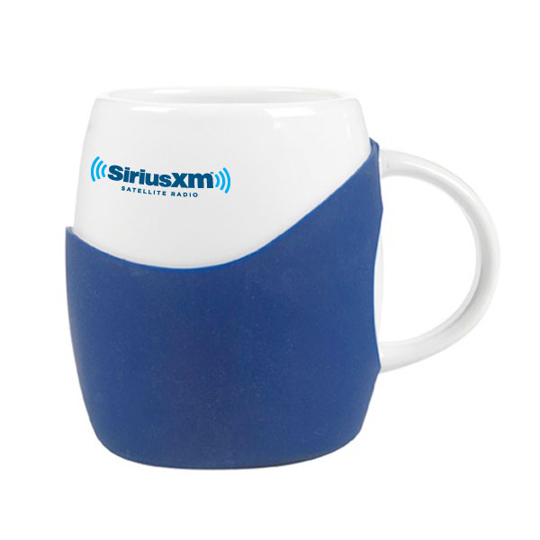 14 oz Rotunda with Silicone Band Mug 1