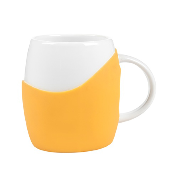 14 oz Rotunda with Silicone Band Mug 1
