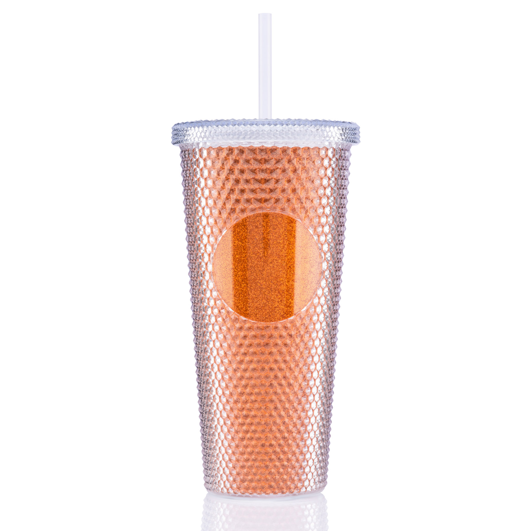 24 oz Bux Glitter Recycled Tumbler 1