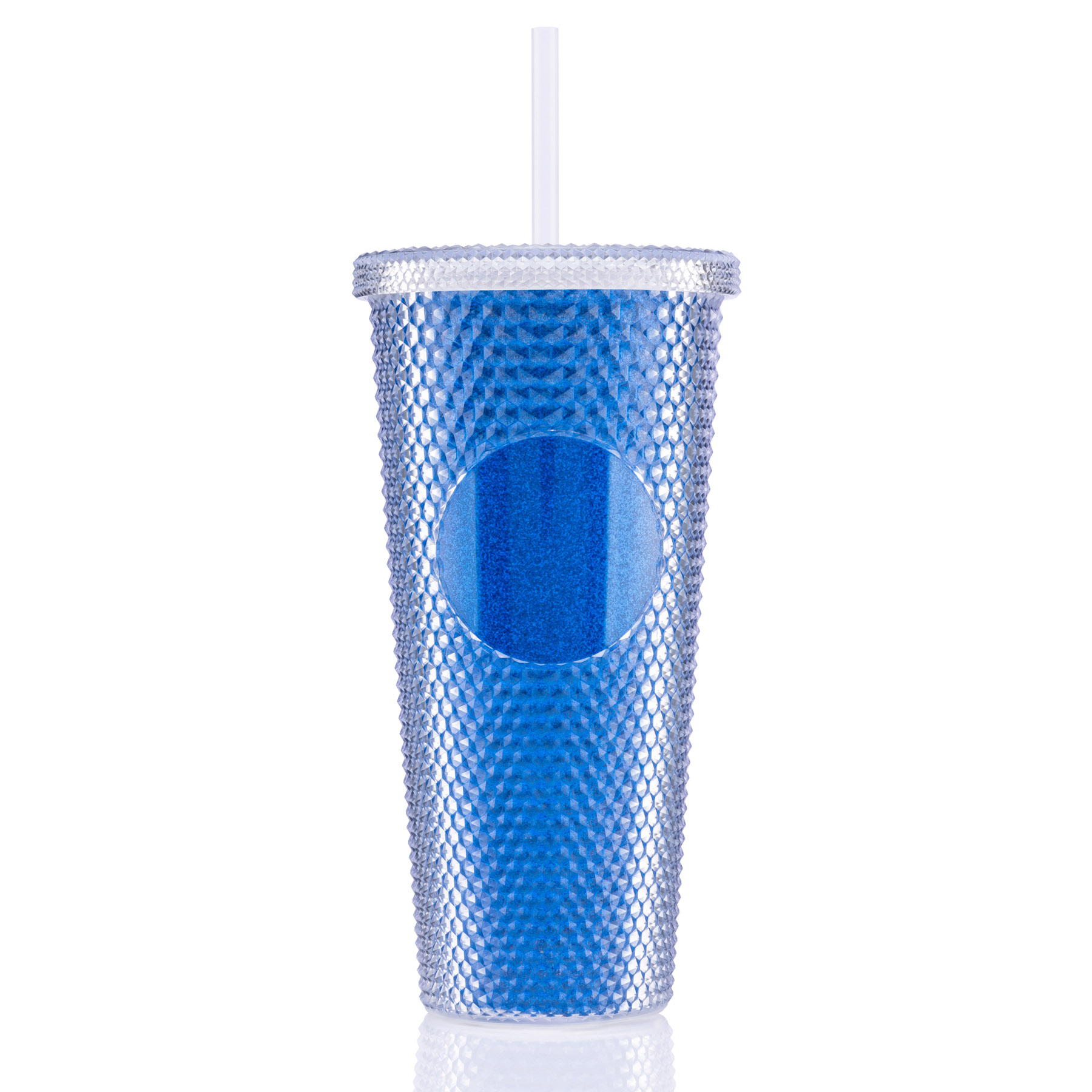 24 oz Bux Glitter Recycled Tumbler 1