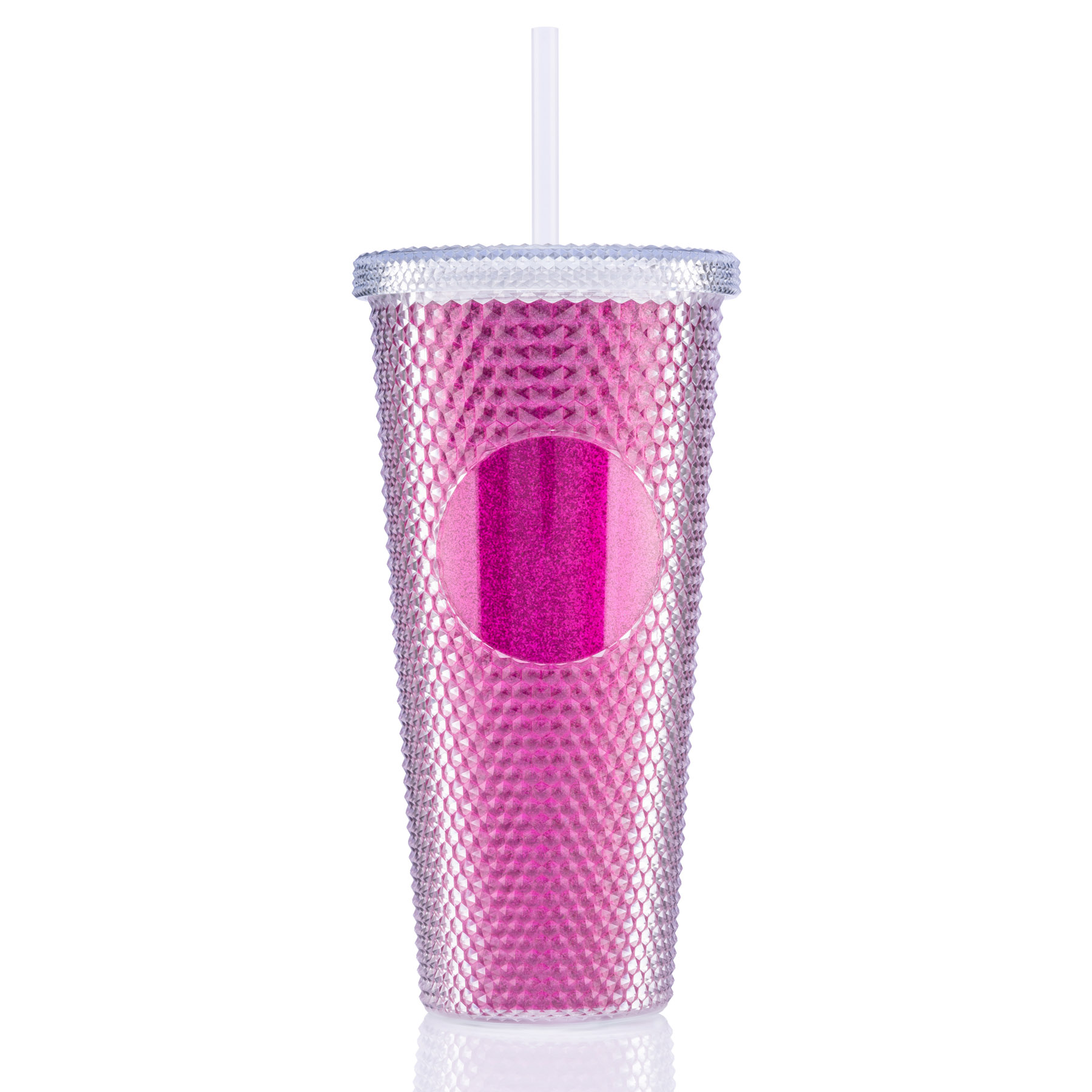 24 oz Bux Glitter Recycled Tumbler 1
