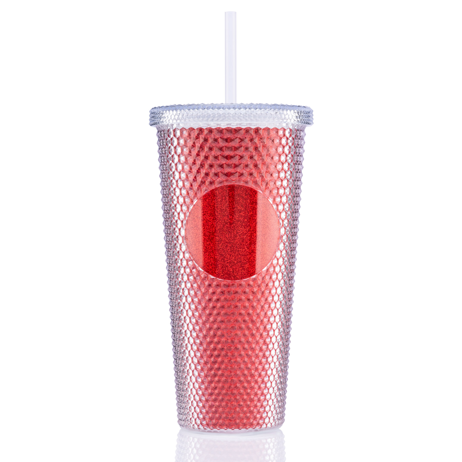 24 oz Bux Glitter Recycled Tumbler 1