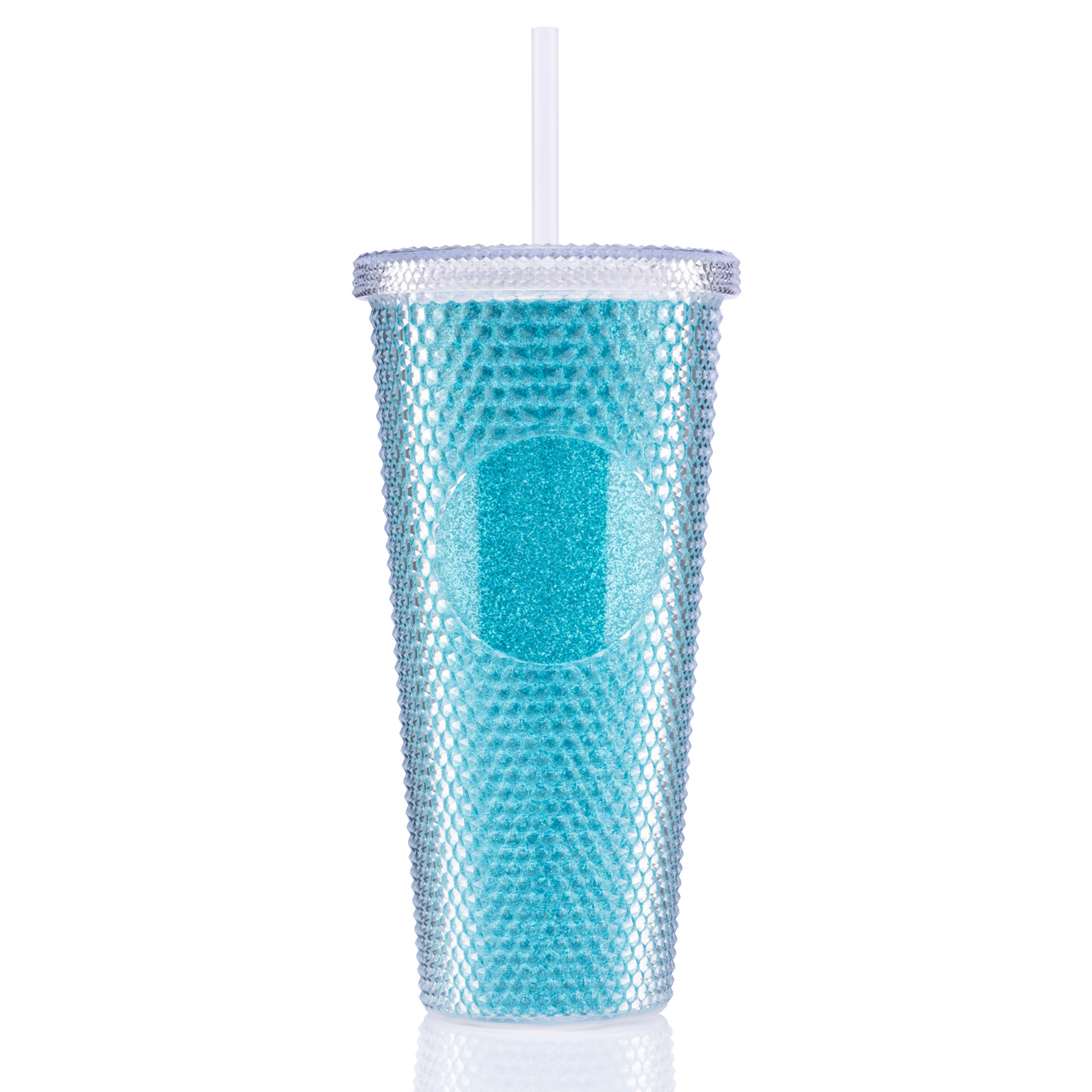 24 oz Bux Glitter Recycled Tumbler 1