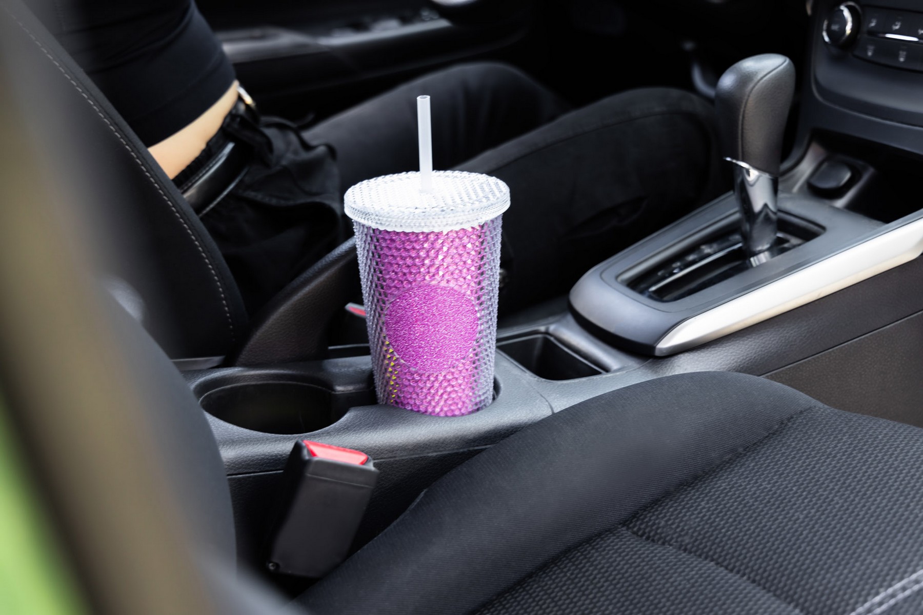 24 oz Bux Glitter Recycled Tumbler 1