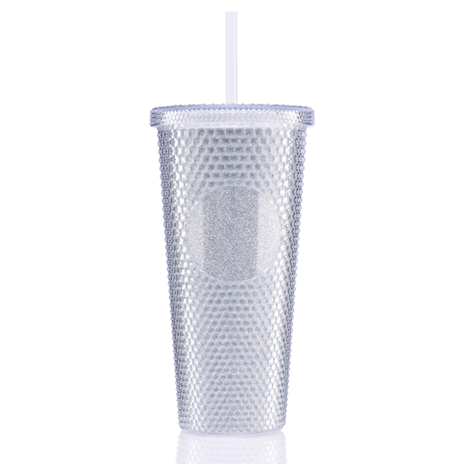 24 oz Bux Glitter Recycled Tumbler 1