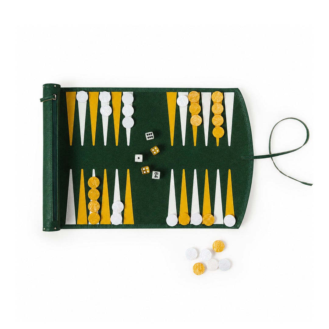 Heritage Roll-Up Backgammon Set 1