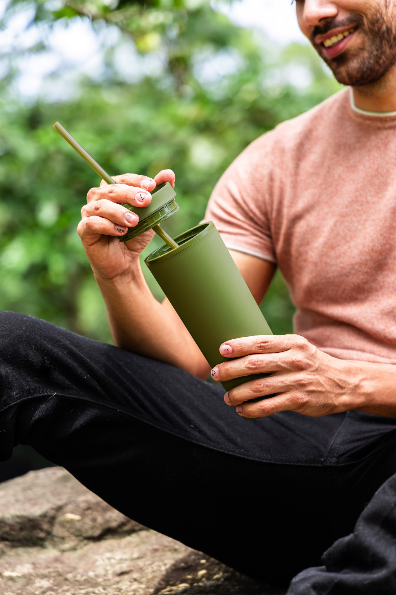 18 oz Slique Recycled Tumbler 1