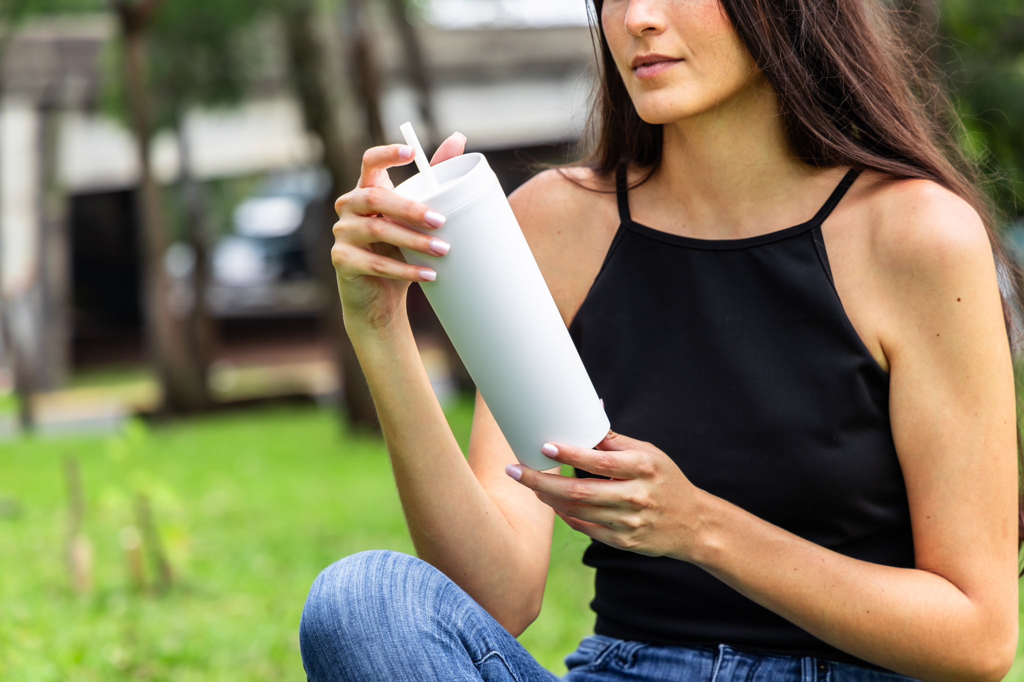18 oz Slique Recycled Tumbler 1