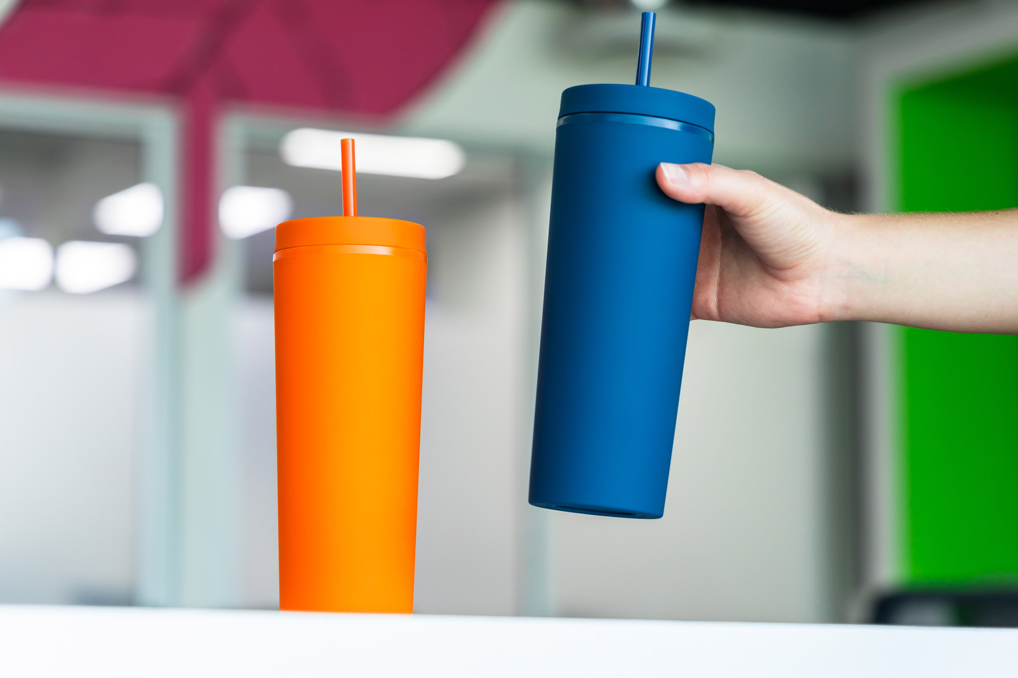 18 oz Slique Recycled Tumbler 1