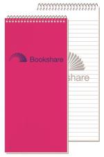 Poly Cover Poly Reporter Notebook (4"x 8 ¼") - Translucent Magenta Pink Poly Cover Poly Reporter Notebook (4"x 8 ¼") - Translucent Magenta Pink