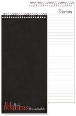 Poly Cover Poly Reporter Notebook (4"x 8 ¼") - Opaque Black Poly Cover Poly Reporter Notebook (4"x 8 ¼") - Opaque Black