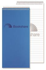 Poly Cover Poly Reporter Notebook (4"x 8 ¼") - Opaque Electric Blue Poly Cover Poly Reporter Notebook (4"x 8 ¼") - Opaque Electric Blue