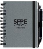 Radiant Journal w/Pen & 100 Sheets (5"x 7") - Graphite Gray/Black Radiant Journal w/Pen & 100 Sheets (5"x 7") - Graphite Gray/Black