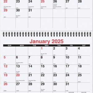 Large 3 Months at a Glance Calendar w/Apron (10 ¾"x 35") 1 Large 3 Months at a Glance Calendar w/Apron (10 ¾"x 35") 1