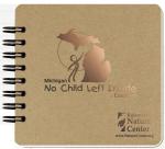 Square Recycled Journal (3 11/16 Square Inches) - Natural Brown Square Recycled Journal (3 11/16 Square Inches) - Natural Brown