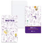 Full Color Side Stapled Memo Books (3"x 5") - White Full Color Side Stapled Memo Books (3"x 5") - White