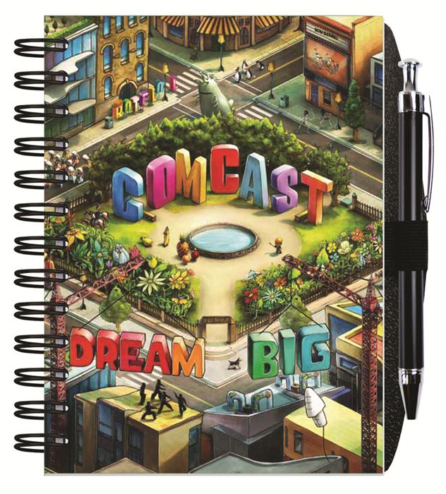 Gloss Cover Journals w/50 Sheets & Pen (6 ½"x 8 ½") 1