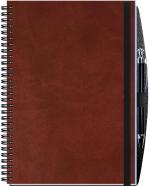Executive Journal Planner w/Pen - Coffee Bean Brown/Black Executive Journal Planner w/Pen - Coffee Bean Brown/Black