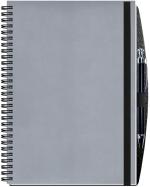 Executive Journal Planner w/Pen - Cloud Gray/Black Executive Journal Planner w/Pen - Cloud Gray/Black