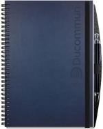 Executive Journal Planner w/Pen - Indigo Blue/Black Executive Journal Planner w/Pen - Indigo Blue/Black