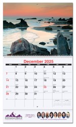 American Coast Monthly Wall Calendar w/Coil Binding (10 5/8"x 18 ¼") 1 American Coast Monthly Wall Calendar w/Coil Binding (10 5/8"x 18 ¼") 1