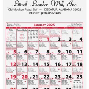 6 Sheet Almanac Calendar (11" x 16¾") 1 6 Sheet Almanac Calendar (11" x 16¾") 1
