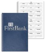 Calendar Leatherette Notebook (6"x 9") - Navy Blue Calendar Leatherette Notebook (6"x 9") - Navy Blue