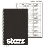 Calendar Leatherette Notebook (6"x 9") 1 Calendar Leatherette Notebook (6"x 9") 1