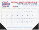 Blue & Gold Calendar Desk Pad w/13 Sheets & 2 Color Imprint & 13 Sheets (21 ¾"x 17") 1 Blue & Gold Calendar Desk Pad w/13 Sheets & 2 Color Imprint & 13 Sheets (21 ¾"x 17") 1