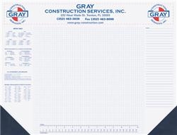 Full Color 25 Sheet Desk Pad (21 ¾"x 17") 1