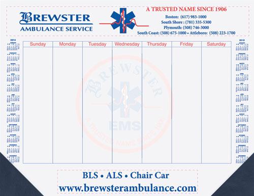 Full Color 25 Sheet Desk Pad (21 ¾"x 17") 1
