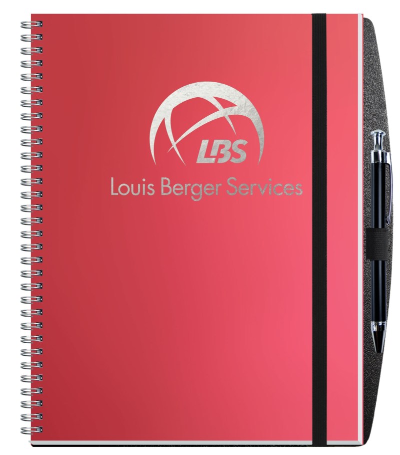 Radiant Journal w/Pen Safe Back (8 ½%27%27x 11%27%27) 1 Radiant Journal w/Pen Safe Back (8 ½%27%27x 11%27%27) 1