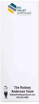 Scratch Pad w/50 Sheets (4 1/8"x 10 7/8") 1 Scratch Pad w/50 Sheets (4 1/8"x 10 7/8") 1