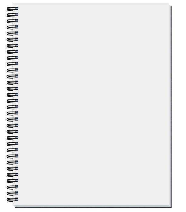 Shadowbox Paperboard Journal w/50 Sheets (8 ½"x 11") 1