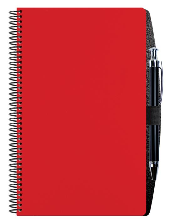 Poly Weekly Planner w/Pen Safe Back 1