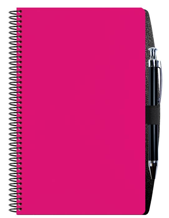Poly Weekly Planner w/Pen Safe Back 1
