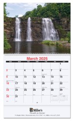 Waterways Monthly Wall Calendar w/Coil Binding (10 5/8"x 18 ¼") 1 Waterways Monthly Wall Calendar w/Coil Binding (10 5/8"x 18 ¼") 1