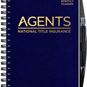 Time Manager Calendar w/Pen Safe Back (7"x 10") 1 Time Manager Calendar w/Pen Safe Back (7"x 10") 1