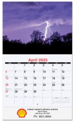Majestic Outdoors Monthly Wall Calendar w/Staple Binding (10 5/8"x 18 ¼") 1 Majestic Outdoors Monthly Wall Calendar w/Staple Binding (10 5/8"x 18 ¼") 1