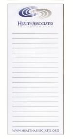 Scratch Pad w/100 Sheets (3 ½"x 8 3/8") - White Scratch Pad w/100 Sheets (3 ½"x 8 3/8") - White