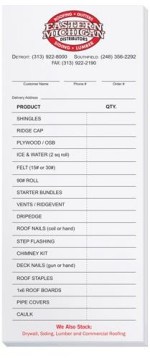 Scratch Pad w/100 Sheets (3 ½"x 8 3/8") 1 Scratch Pad w/100 Sheets (3 ½"x 8 3/8") 1