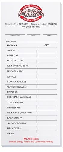 Scratch Pad w/100 Sheets (3 ½"x 8 3/8") 1 Scratch Pad w/100 Sheets (3 ½"x 8 3/8") 1