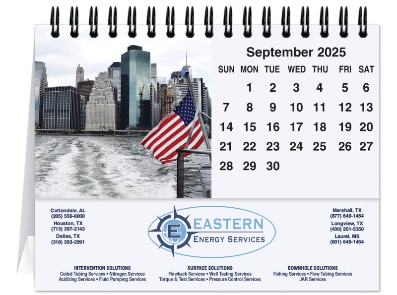 Old Glory Tent Desk Calendar (5 13/16"x 4 ½") 1 Old Glory Tent Desk Calendar (5 13/16"x 4 ½") 1