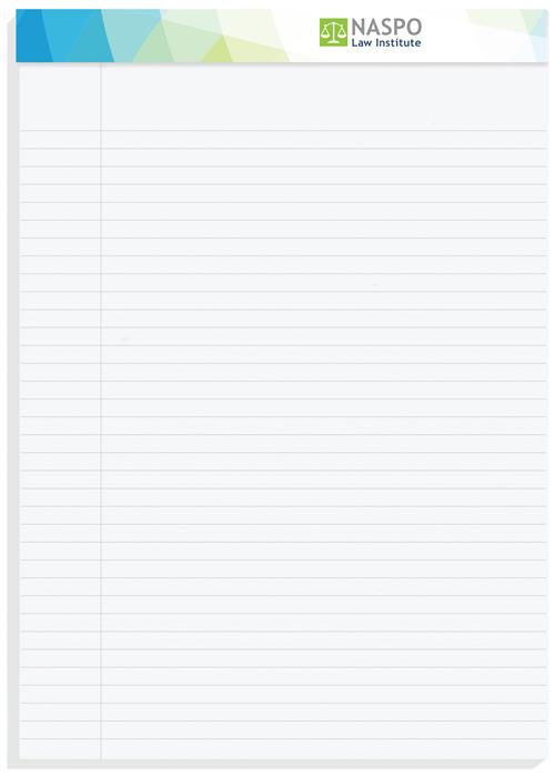 Econo Legal Pads (8 ½"x 11 ¾") 1