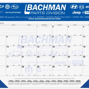 Black Calendar Desk Pad w/13 Sheets & 1 Color Imprint (21 ¾"x 17") 1 Black Calendar Desk Pad w/13 Sheets & 1 Color Imprint (21 ¾"x 17") 1