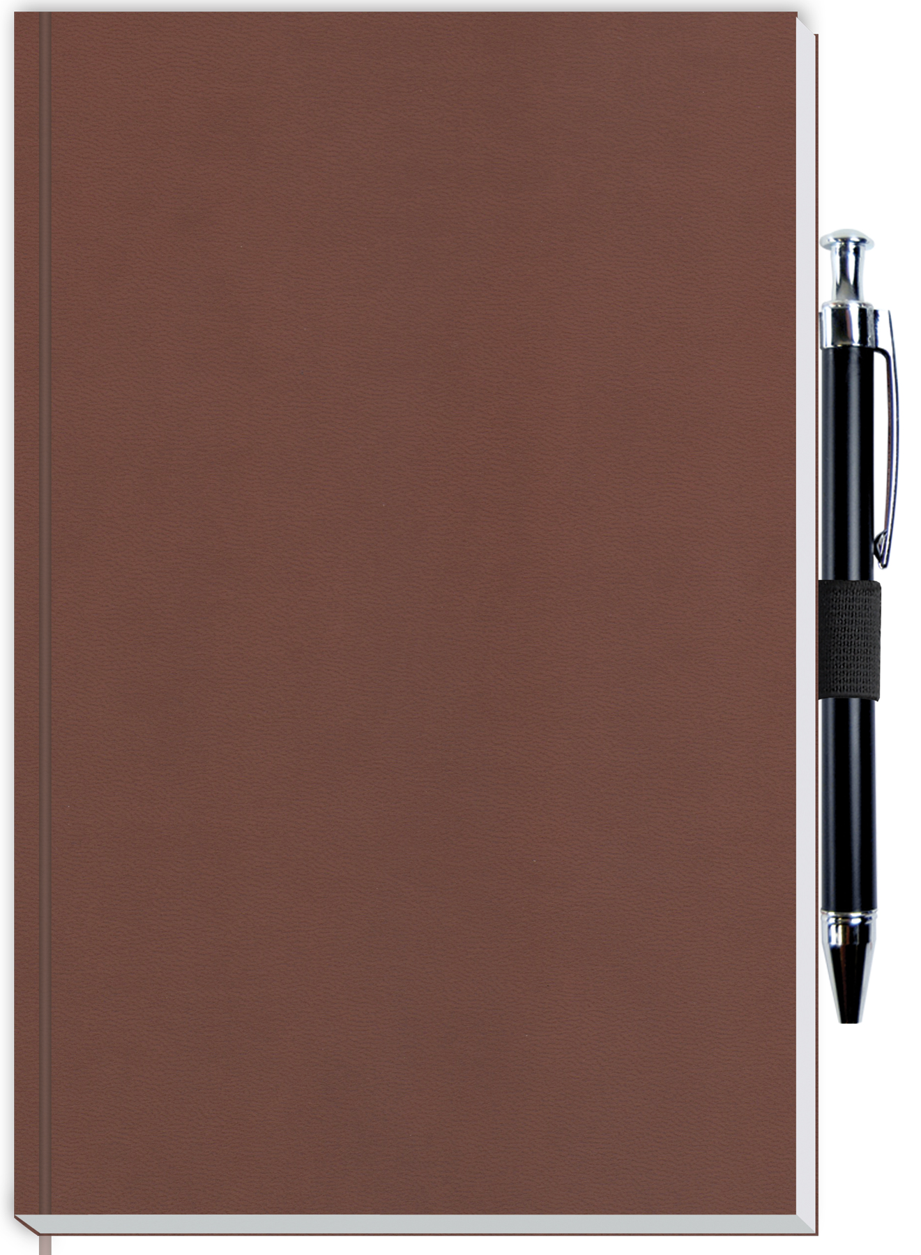 Perfect Journal w/Metro or Metallic Covers & Pen Patch (5"x 8") 1