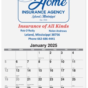 Monthly Wall Calendar w/1 Image (12¼"x18½) (2 Color Imprint) 1 Monthly Wall Calendar w/1 Image (12¼"x18½) (2 Color Imprint) 1