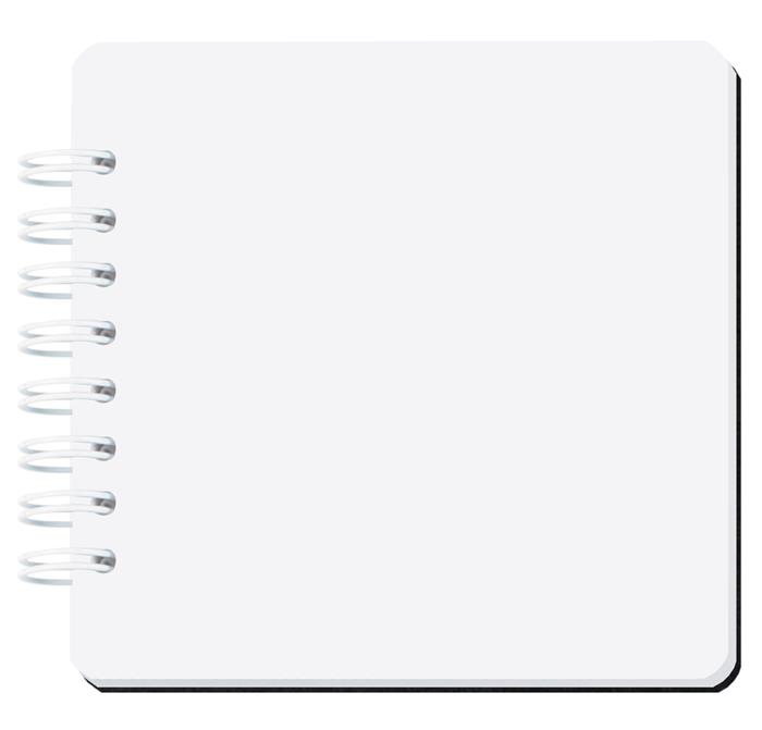 Classic Square Journal w/50 Sheets (3 11/16 Square Inches) 1